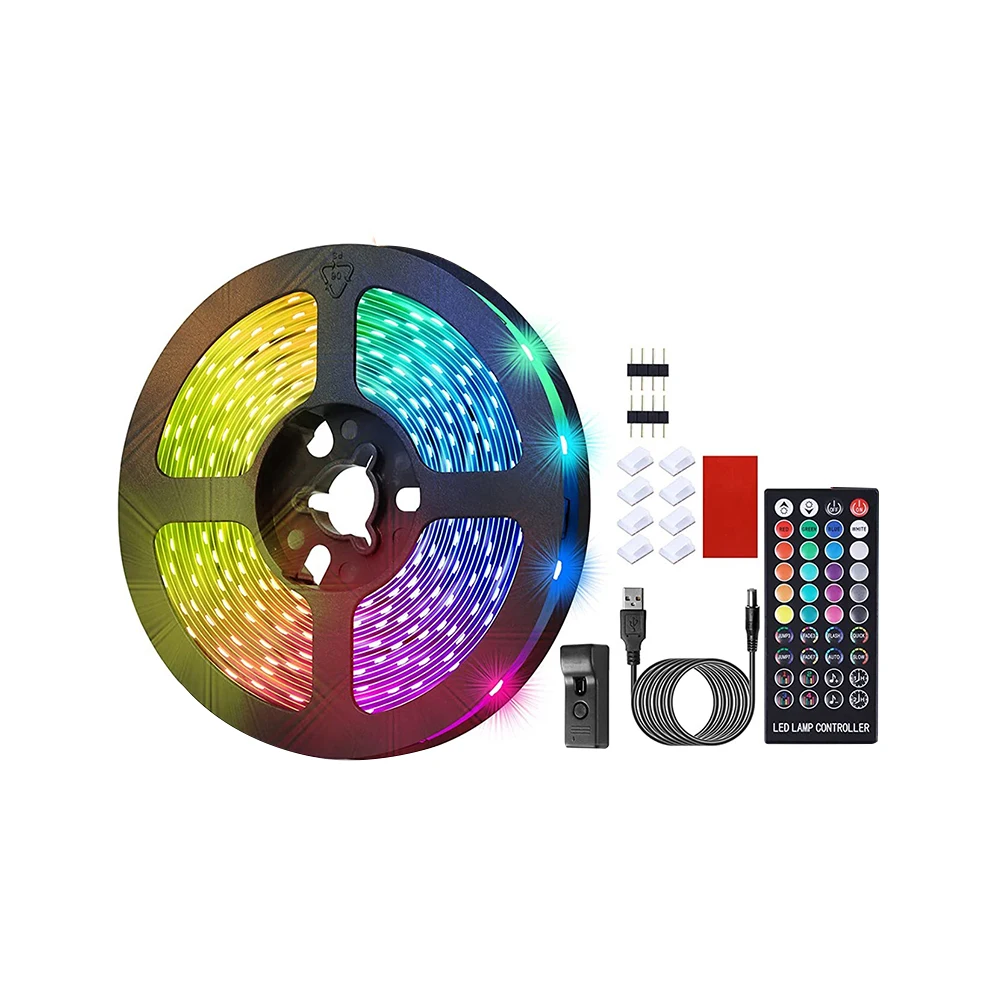 

Infrared Remote Control LED Strip Bluetooth-Compatible Smart RGB Light Band TV Outdoor Camping Home Bathroom Lamp Tape Decorat