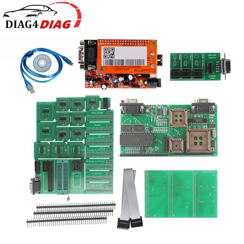 UPA USB программист V1.3 с полной адаптер ЭБУ чип тюнинг инструменты прямое