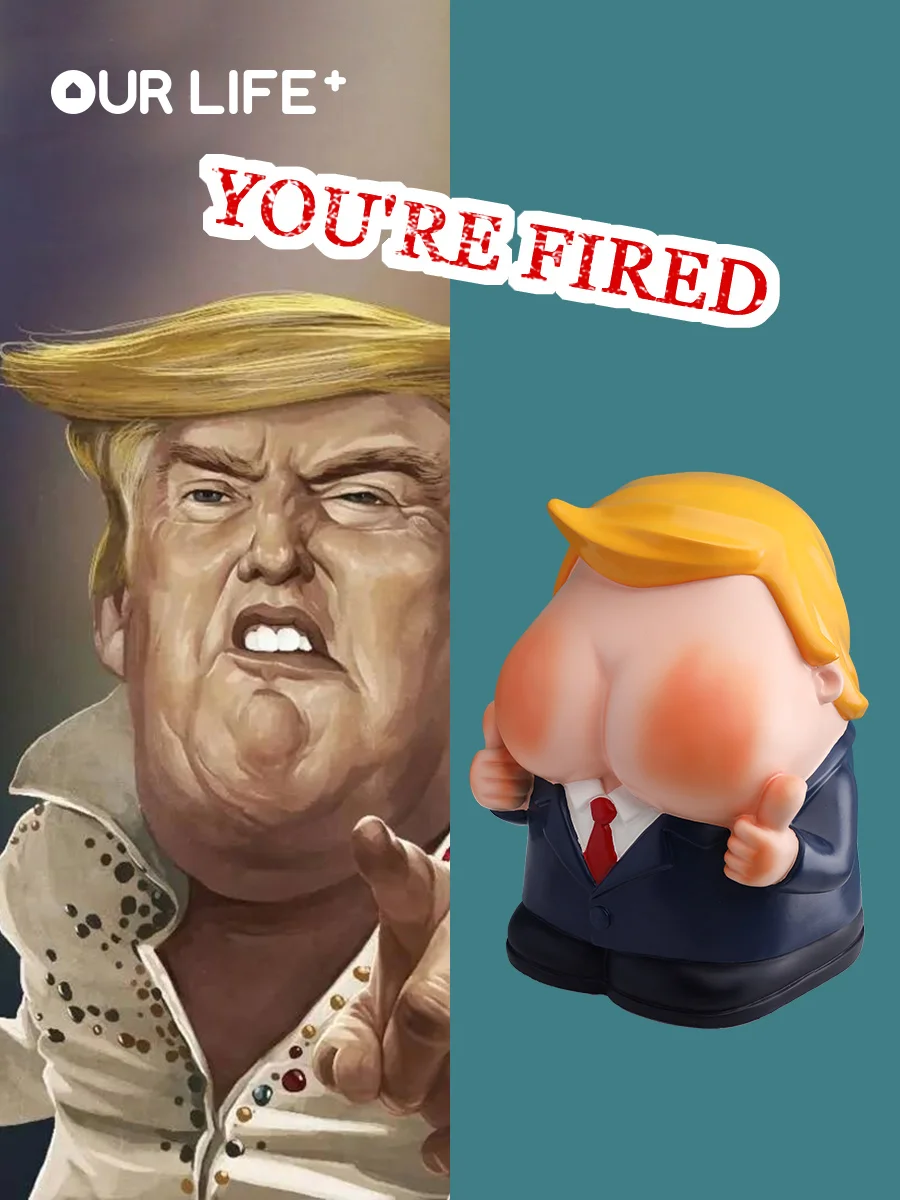 

Creative Tissue Box Decoration Trump Funny Tissue Box Personality Storage Box Living Room Coffee Table Paper Extraction Box