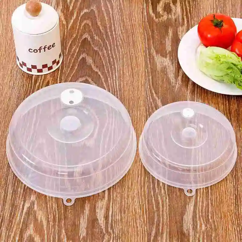 Portable Hanging Food Cover Microwave Heated Lid Kitchen Tools Button Vents Refrigerators Storage Hand J2P5 Cap Steam S1N9