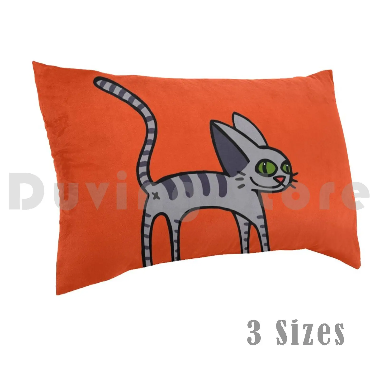 

Grey Chihuahua Cat Pillow Case DIY 50x75 Grey Chihuahua Cat Kitten Cat Lover Grey Cat Tabby Cat Stray Cat