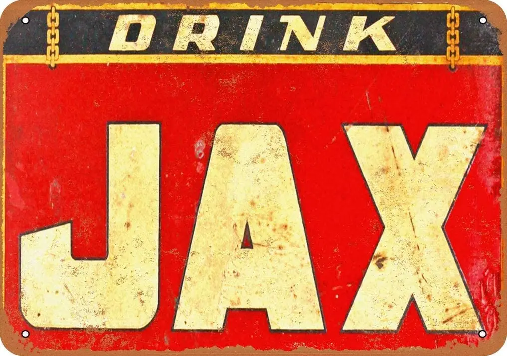 Jax Beer 3 винтажный металлический знак Настенный декор знаки для кухни жестяные 8x12