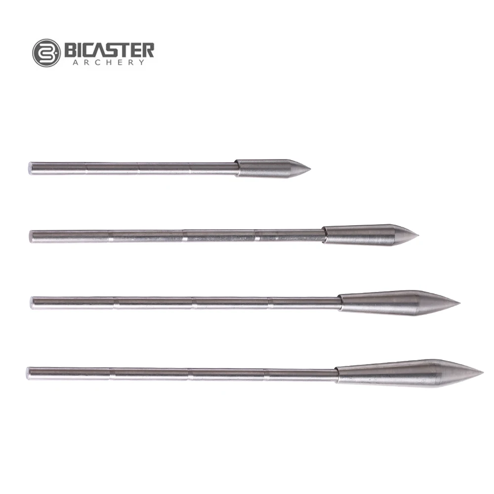 Bicaster 12 шт. стрела широких зазубренных наконечника 4 2 мм/6 мм 200/300/400/500 зерна из