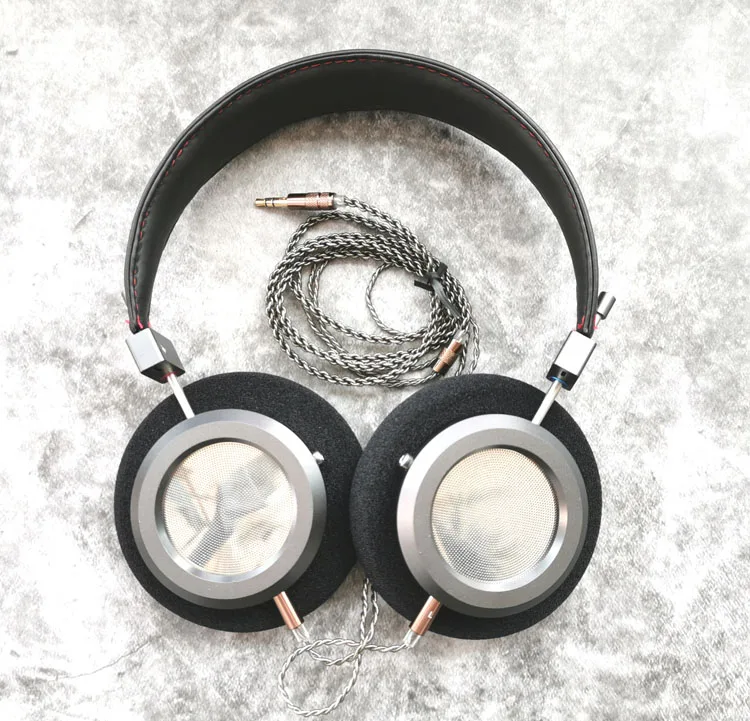 Высококлассные DIY пользовательские hifi термометр наушники открытый тип 40 мм большой блок подвижное кольцо женские ядовитые наушники