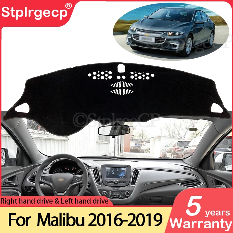 

Нескользящий коврик для Chevrolet Malibu 2016, 2017, 2018, 2019, 9 поколения, MK9, накладка на приборную панель, Солнцезащитный ковер, коврик, аксессуары для авт...