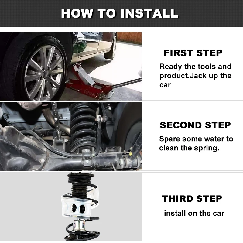 2 шт. универсальные автомобильные амортизаторы пружинные бамперы мощные типа