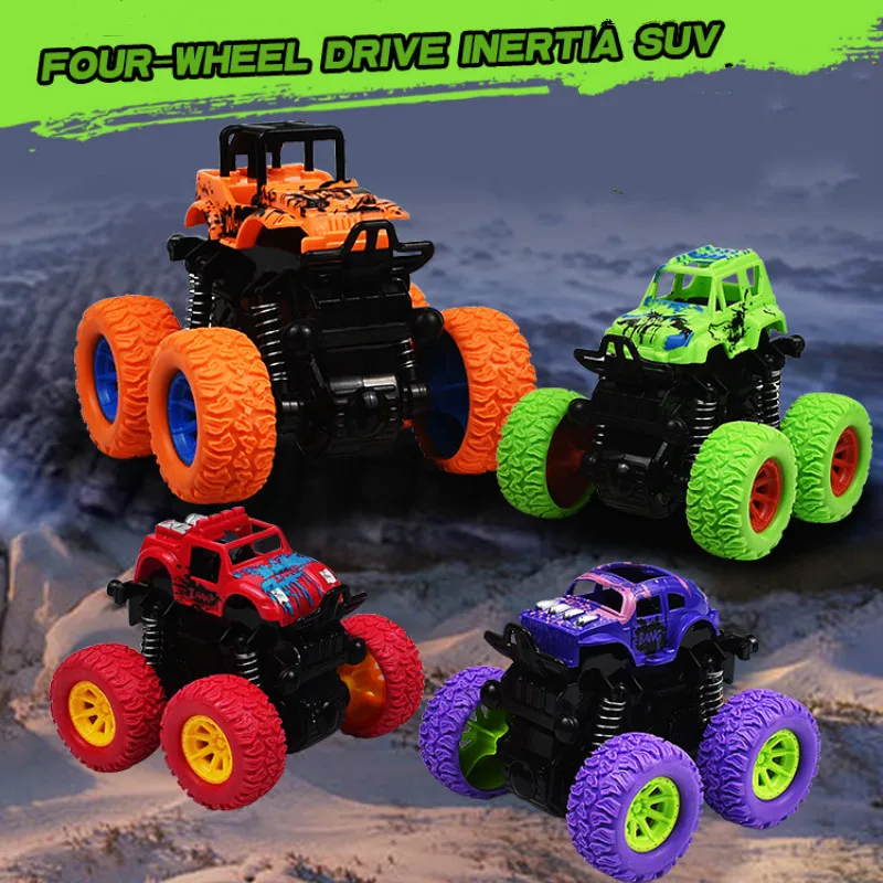 

Children's Inertial Four-wheel Drive Off-road Vehicle Drop-resistant Boy Toy Car 3 Years Old Baby Simulation Model Car Boy Gift