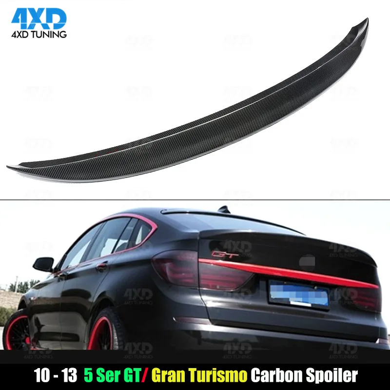 

F07 GT Bumper Spoiler For BMW 2010 2011 2012 2013 5 Series F07 Gran Turismo Carbon Fiber Rear Trunk spoiler wing