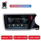 Автомобильная стереомагнитола на Android, мультимедийная магнитола с GPS для Honda City RHD 2015, 2016, 2017, 2018, автомобильное радио, головное устройство Buletooth Mirror Link