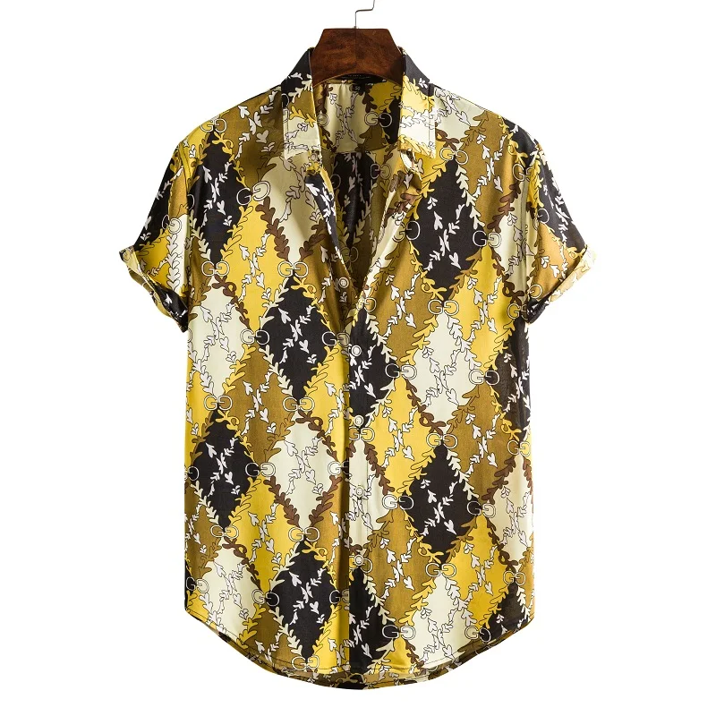 

Gran oferta 2021 novedad de verano la ropa de los hombres americana europea de tendencia Retro camisa chaqueta de los hombres ca
