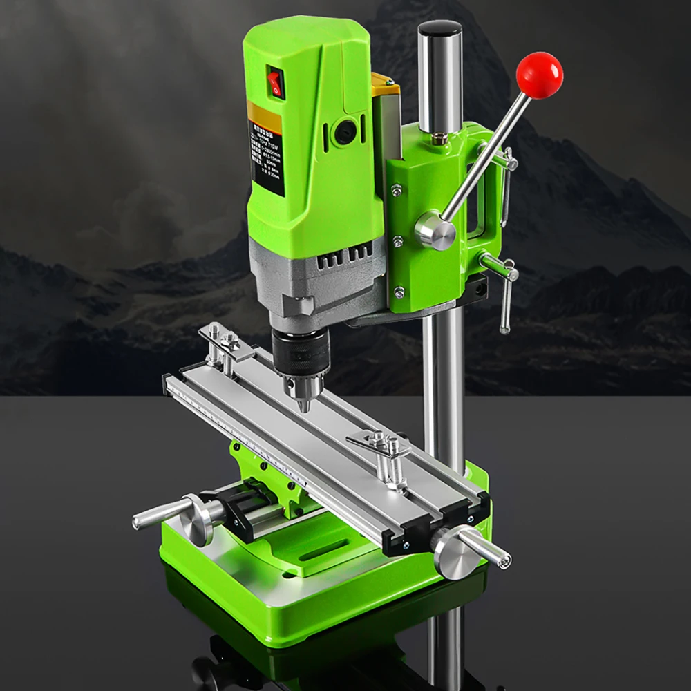 Mini Bench Drill Bench Drilling Machine Variable Speed Drilling Chuck 1-16mm For DIY Wood Metal Electric Tools enlarge