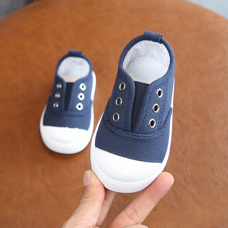 

Children Shoes Girls Boys Candy Color Toddler Canvas First Walkers Comfor Kid Casual Shoes Sneakers 1-3Y