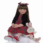 Кукла-реборн bebes, 60 см, с тканевым телом, Реалистичная, для девочек, в этническом стиле