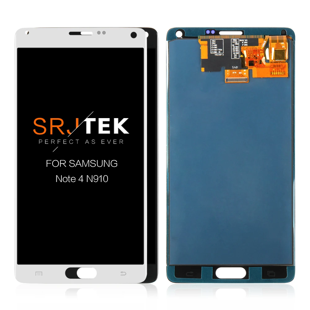 ЖК-дисплей для Samsung Galaxy Note 4 сенсорный экран запасной дигитайзер в сборе N910