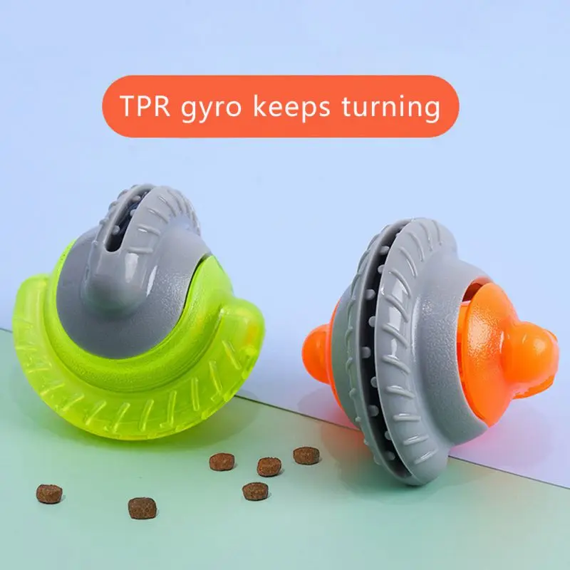 

Interactive Dog Puppy Chew TPR Toy Dog Teeth Grinding Toys IQ Treat Dispensing Ball