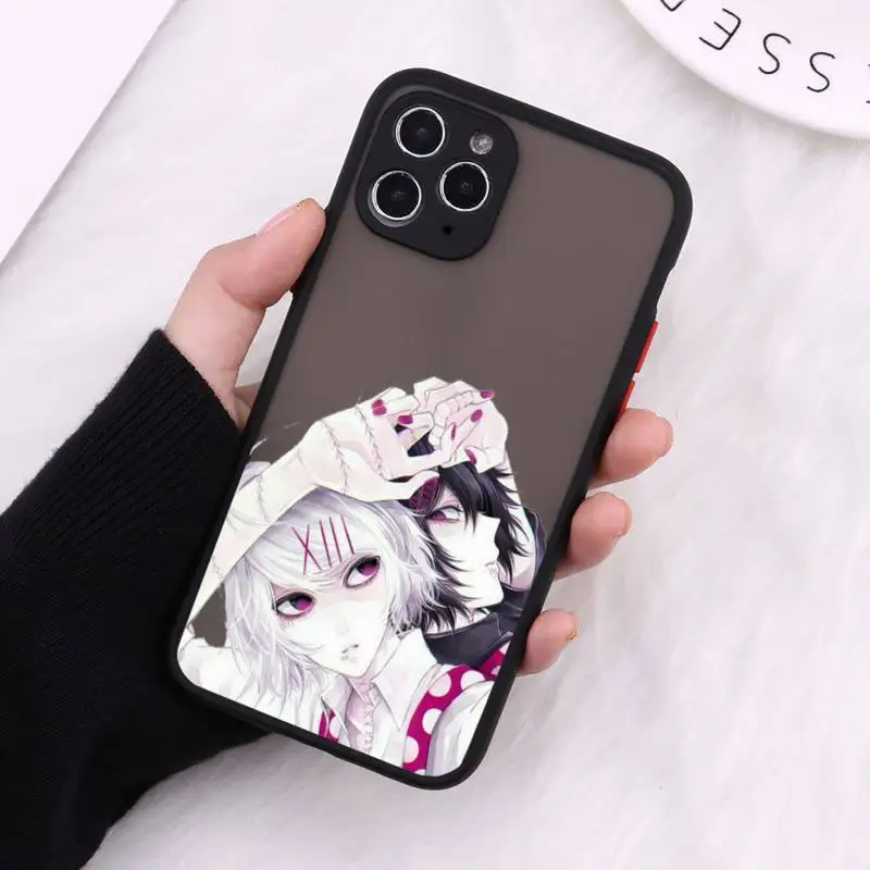 

Tokyo Ghoul Japan Suave Phone Cases Matte Transparent For iPhone 12 Mini 11 Pro XR XS Max 7 8 Plus