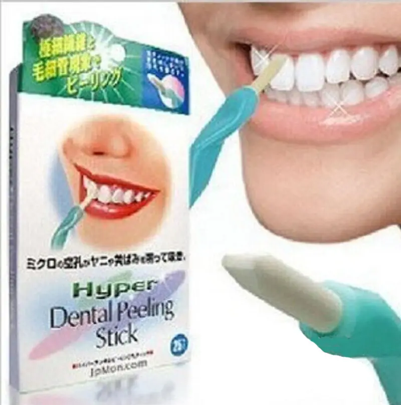 

1Set / 25 Pcs Toothbrush teeth Eraser + Whiten Teeth Tooth Dental Peeling Stick whitening Oral Hygiene Cleaning Products