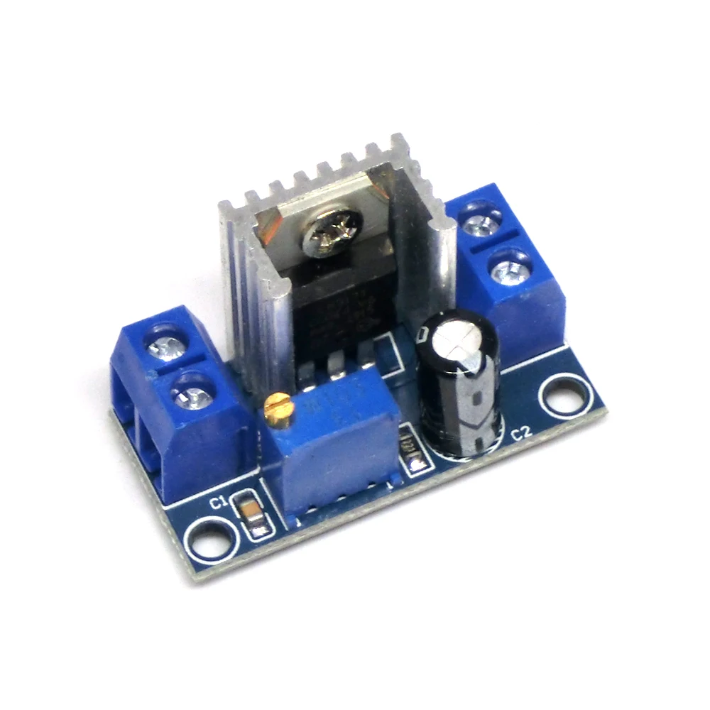 

LM317 adjustable regulated power supply board DC-DC converter, step-down module, adjustable linear regulator