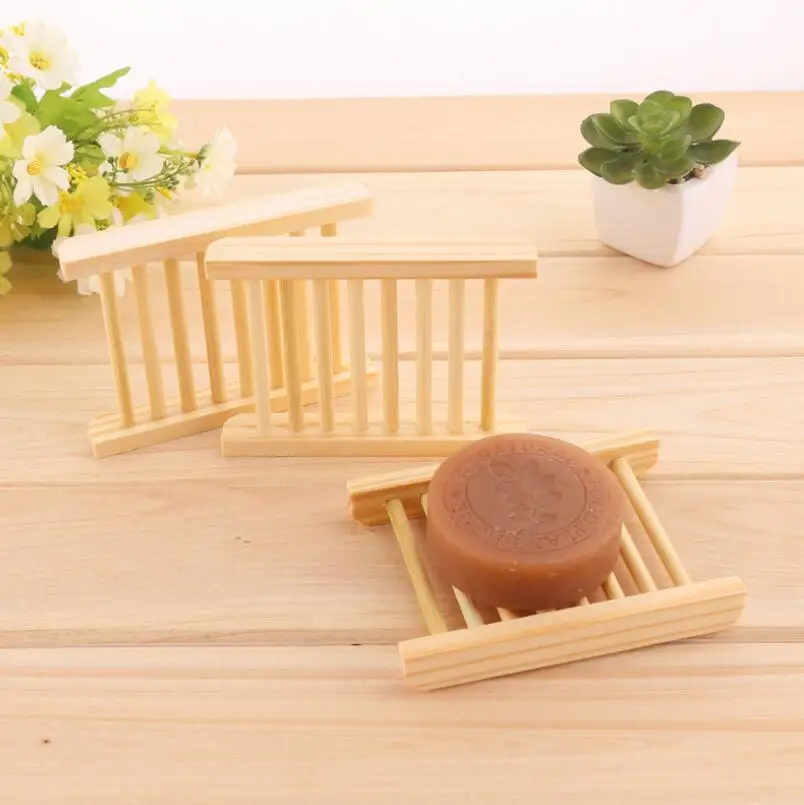 Подставка для мыла из натурального бамбука деревянная подставка хранения