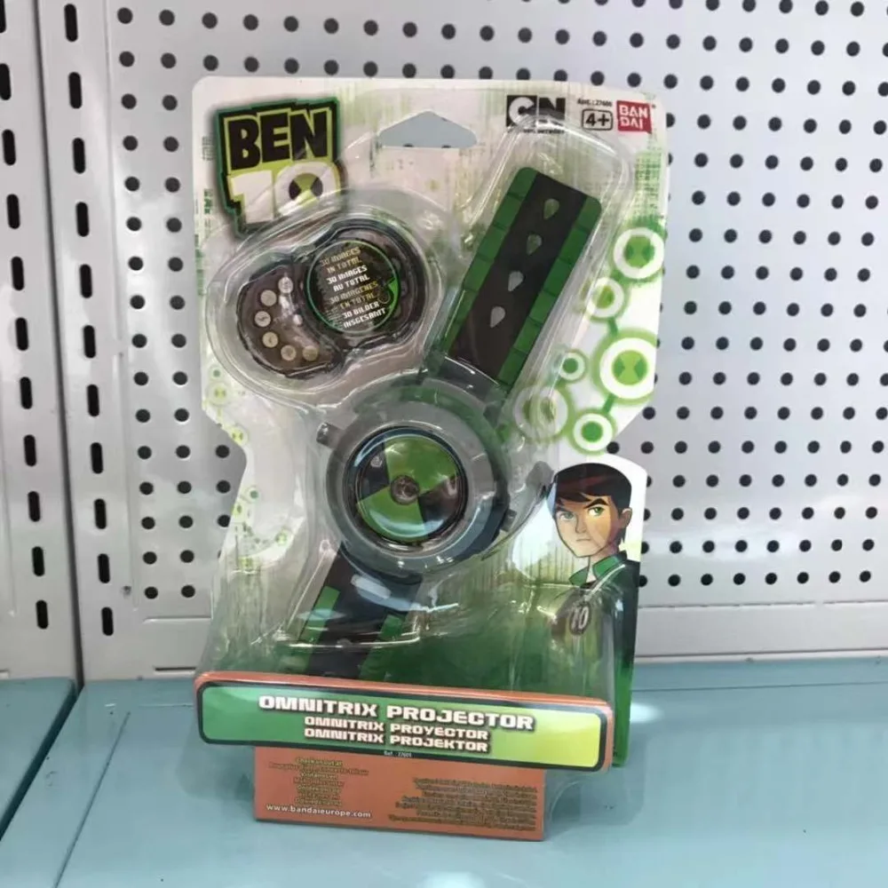 Три стиля игрушечных часов Omnitrix Watch Toys Japan Projector DAI Genuine Watches Toy Christmas Gift для детей.
