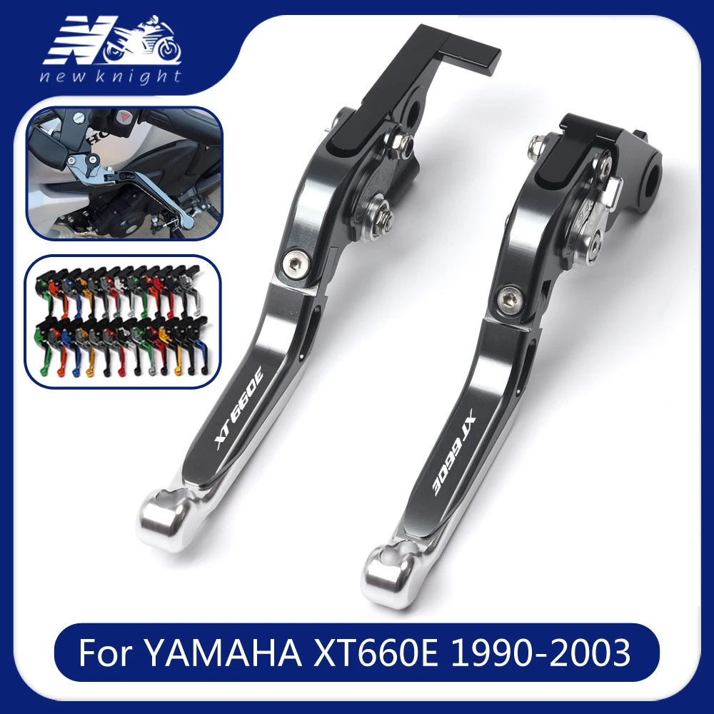 

Регулируемый складной тормозной рычаг сцепления для мотоцикла CNC из алюминиевого сплава, аксессуары для Yamaha XT600 XT 600 E XT660E 1990-2003 2002