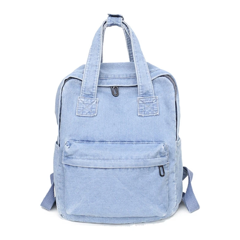 

Women Vintage Denim Backpack Travel Daypack College School Handbag Shoulder Bag Rucksack