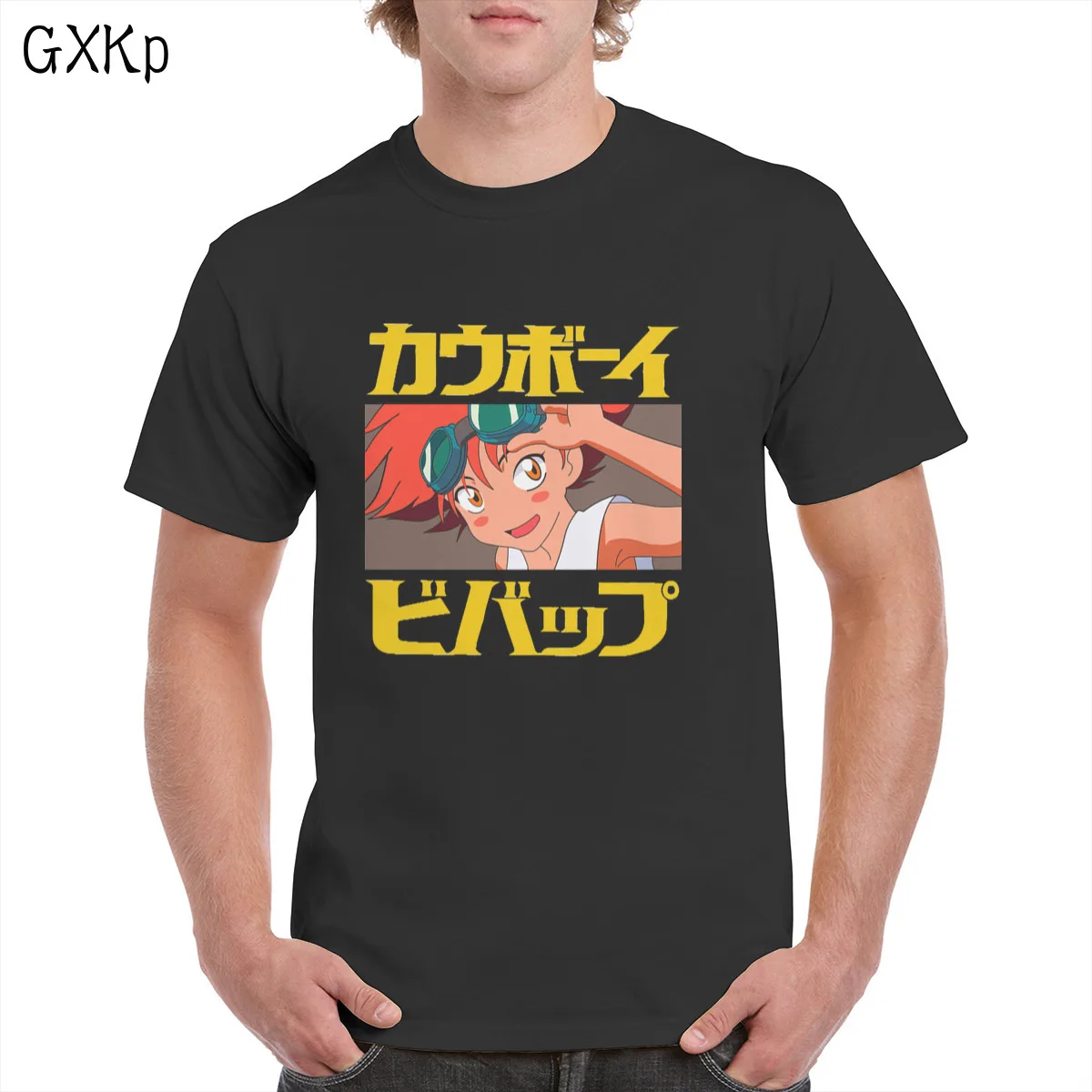 

Edward cowboy bebop t shirt Cotton Japanese graphics Top Multicolor T-shirt Female/Man