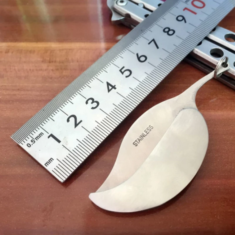 

EDC Portable Stainless Steel Leaf Knife Portable Tool Mini Fruit Knife Outdoor Pocket Survive kit Camping Hiking Folding Knife