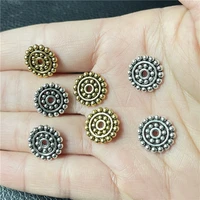 20pcs circular spacer connector for fashion jewelry making diy handmade bracelet necklace accessories material wholesale