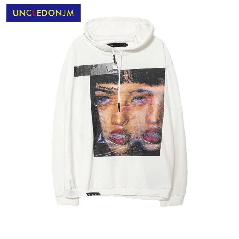 

UNCLEDONJM Graphic Hoodies Sweatshirt high street harajuku Man Cotton Pullover boys sweatshirts 2021 hoodies men