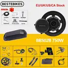Bafang мотор BBS02B BBS02 48V 750W мотор среднего привода электрический велосипед Ebike комплект преобразования 52V17.5Ah 20Ah LG литиевая батарея велосипед