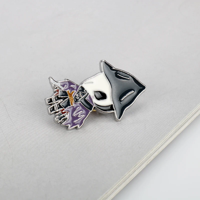 dongsheng jewelry Game Bloodborne Brooches Eileen The Crow Enamel Badge Lapel Pin Hunters Figure Pins For Women Men Gift Cosplay | Украшения