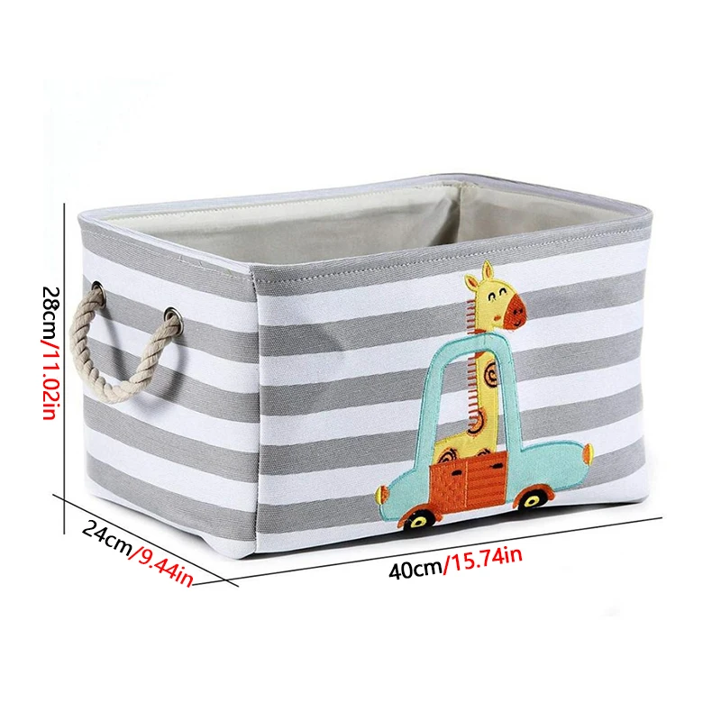 

Latest Launch Basket Dirty Clothes Basket Lion Giraffe Child Toys Cartoon Storage Hamper Foldable Home Storage Appliances