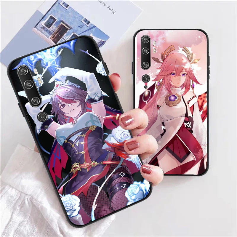 

Genshin Impact Anime Soft TPU Phone Case Coque For Xiaomi CC9 CC9e 10S 10 Pro Lite 11 11 Lite Pro Ultra Back Cover Carcasa