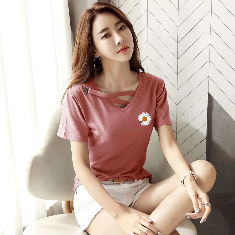 

2020 Summer Fashion brown T Shirt Women Woman Tshirt
