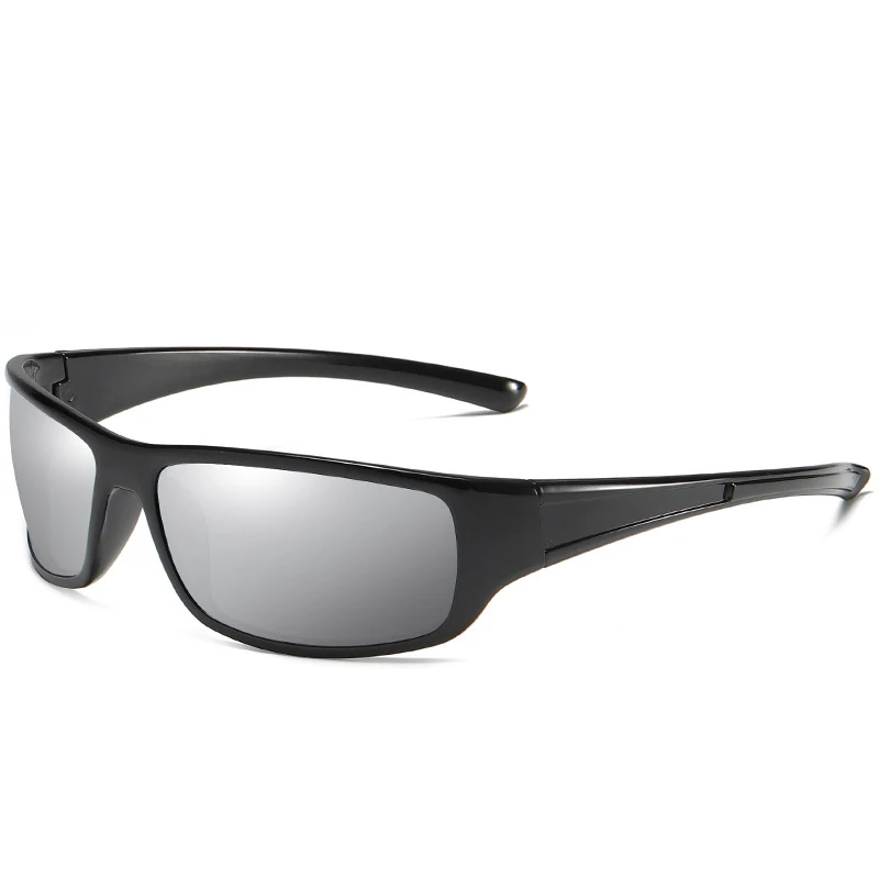 C5 black silver HBK, фирменный дизайн, спортивные поляризационные солнцезащитные очки для мужчин, для бега на велосипеде, вождения, HD, антибликовые солнцезащитные очки, для улицы, защита от уф400 лучей - Цвет линз: C5 black silver