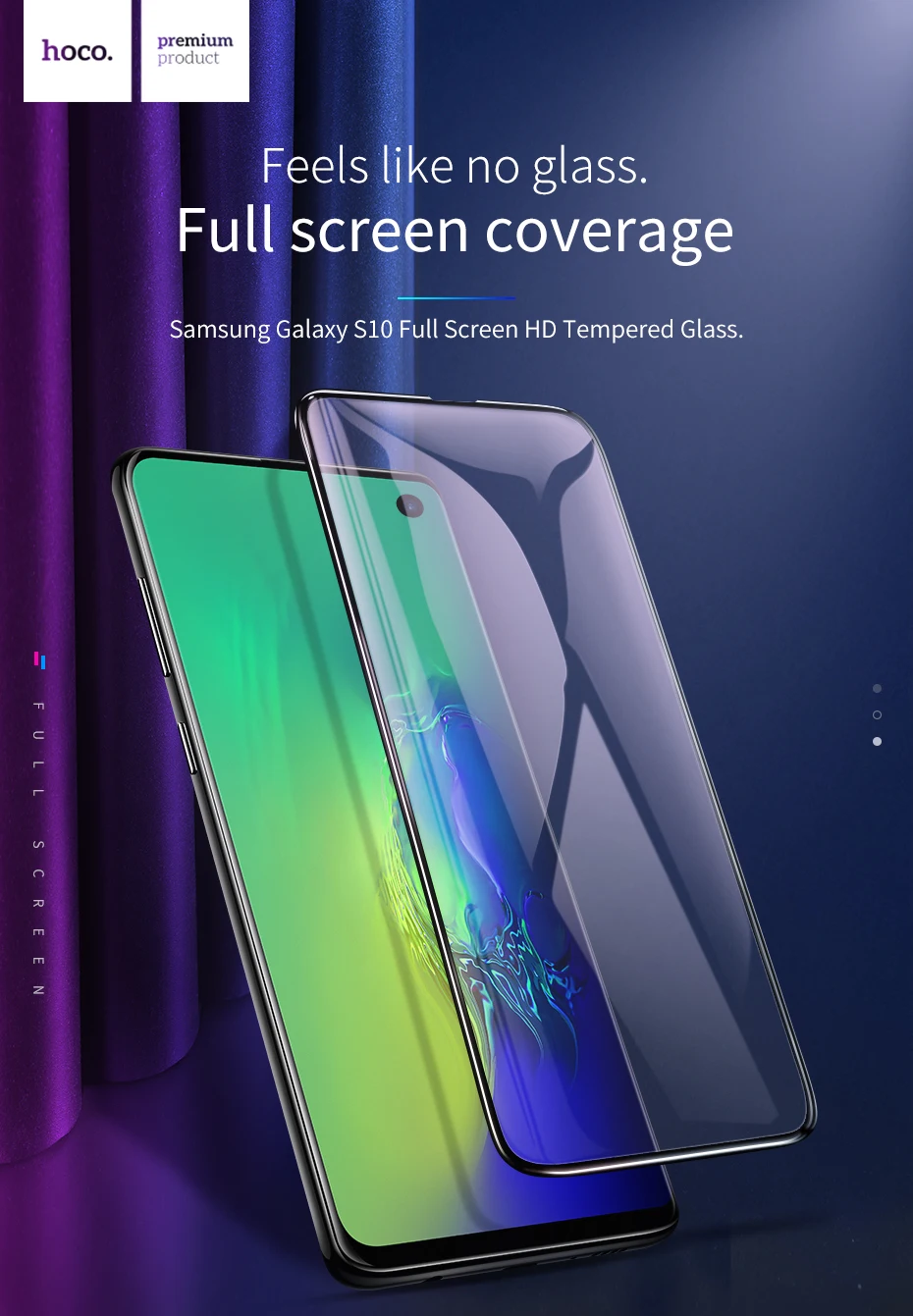 HOCO 3D полное закаленное стекло для samsung Galaxy S10 Plus S10E Защита экрана для samsung Note10 Защитная стеклянная пленка Note10