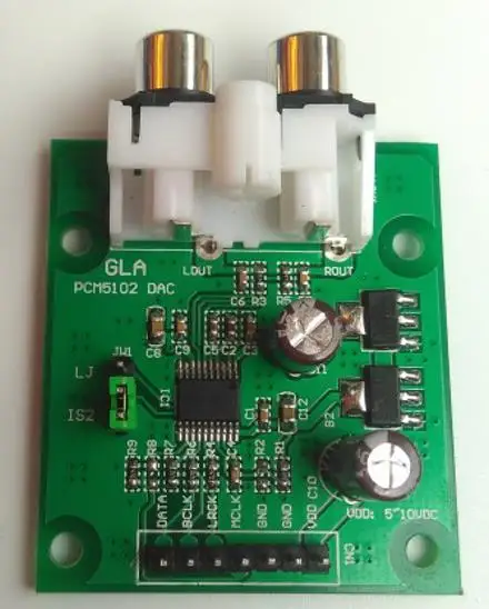SDS DAC декодер модуль красный основной игрок PCM5102 чип|Детали и аксессуары для