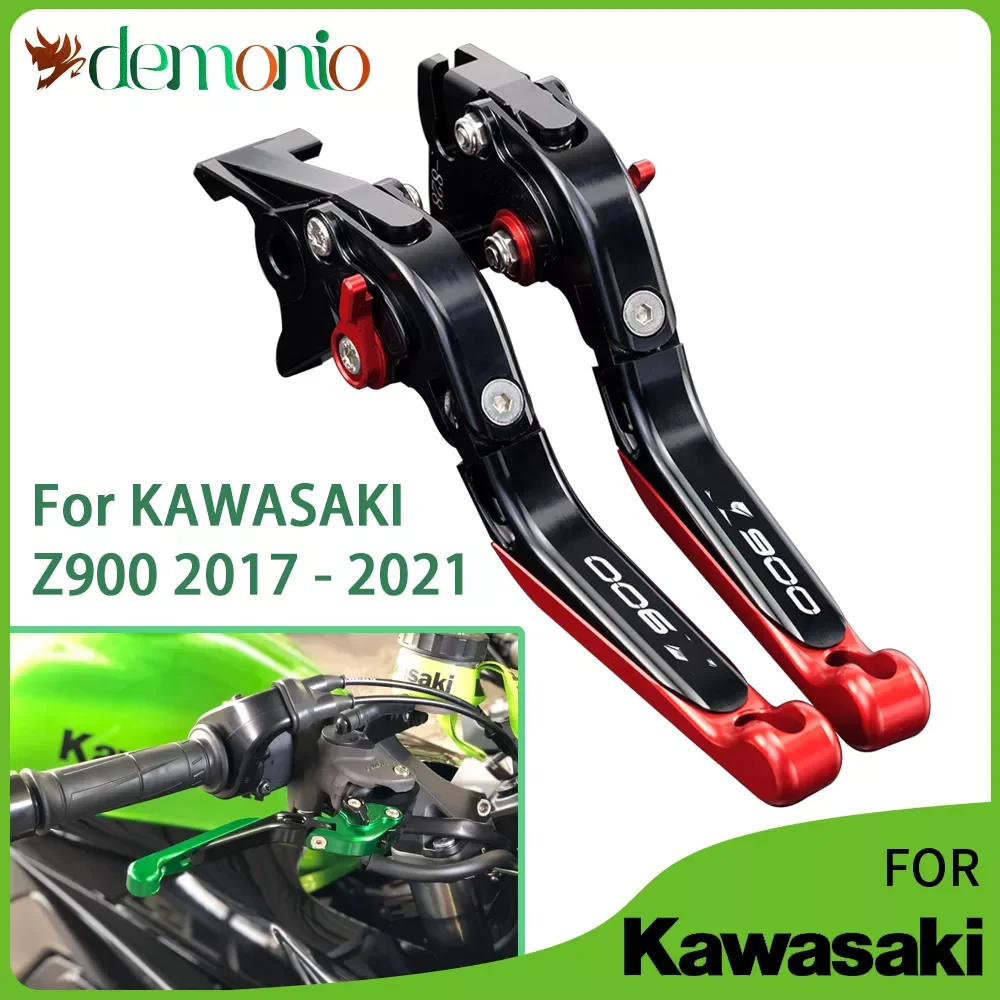 

Новинка 2021, аксессуары для мотоциклов, алюминиевые рычаги тормозной муфты CNC для Kawasaki Z900 2017 2018 2019 2020 Z 900 с логотипом
