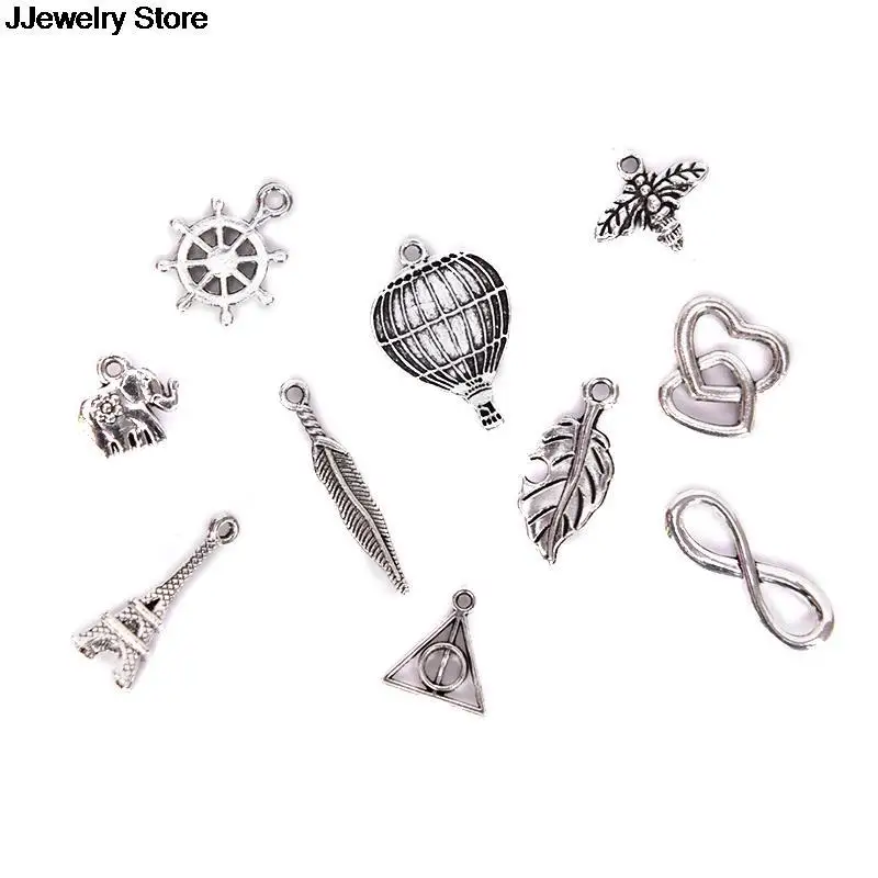 100 шт. в партии смешанные Античные Мини Подвески ручной работы тибетские DIY