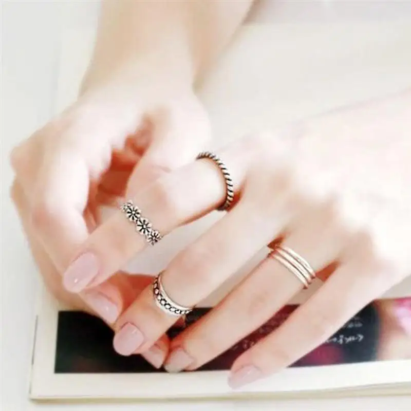 12 шт. регулируемое кольцо на палец унисекс кольца ноги модные сплав покрытие