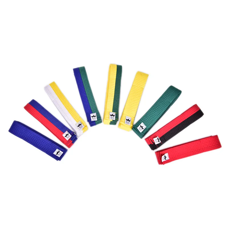 Новый высококачественный пояс для тхэквондо Прочный Удобный двойной ремень