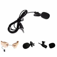 3 5 mm jack wired stereo lavalier handsfree mini car microphone external mic for xiaomi huawei pc car dvd gps player radio