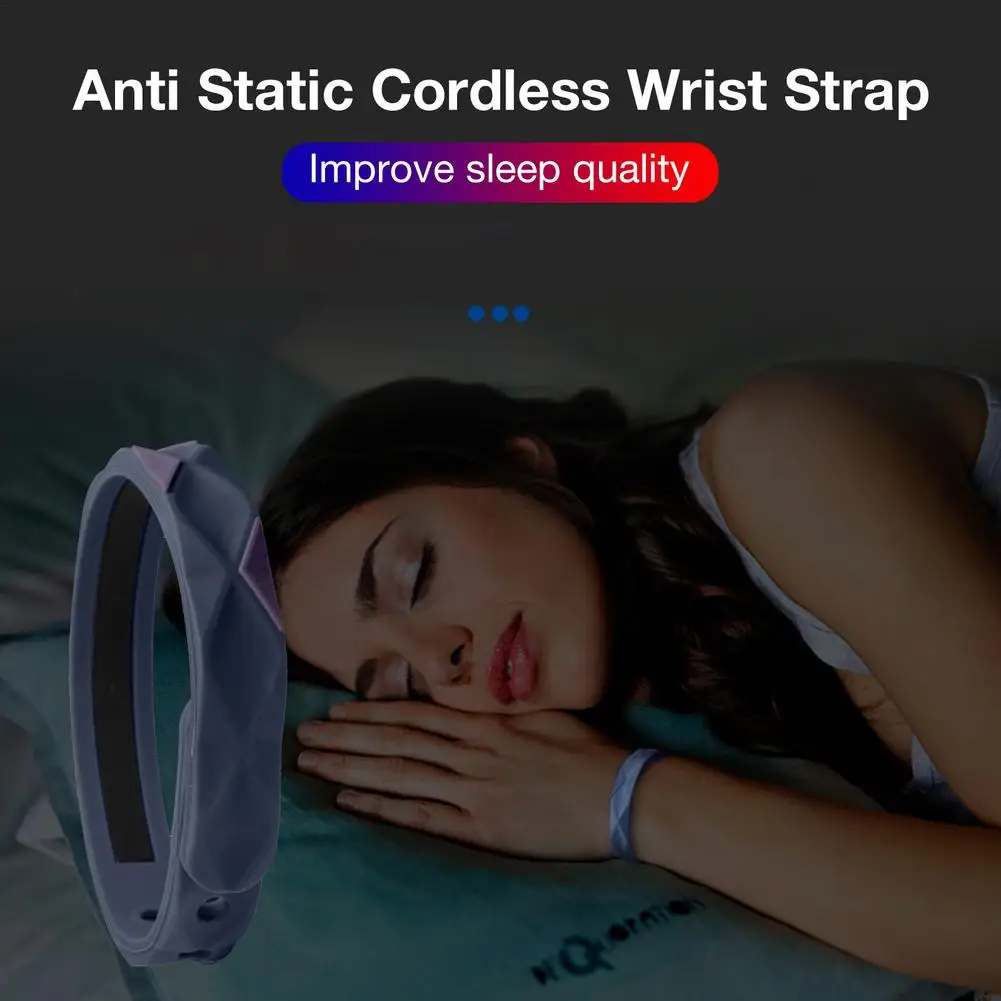 

Silicone Anti Static Cordless Wrist Strap Adjustable Antistatic Band freely adjustable for men women