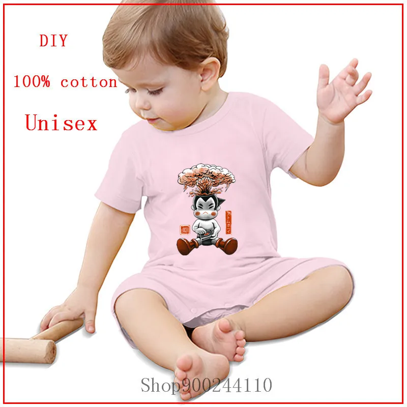 Комбинезон для новорожденных девочек и мальчиков 2020 года с коротким рукавом Atom Boy