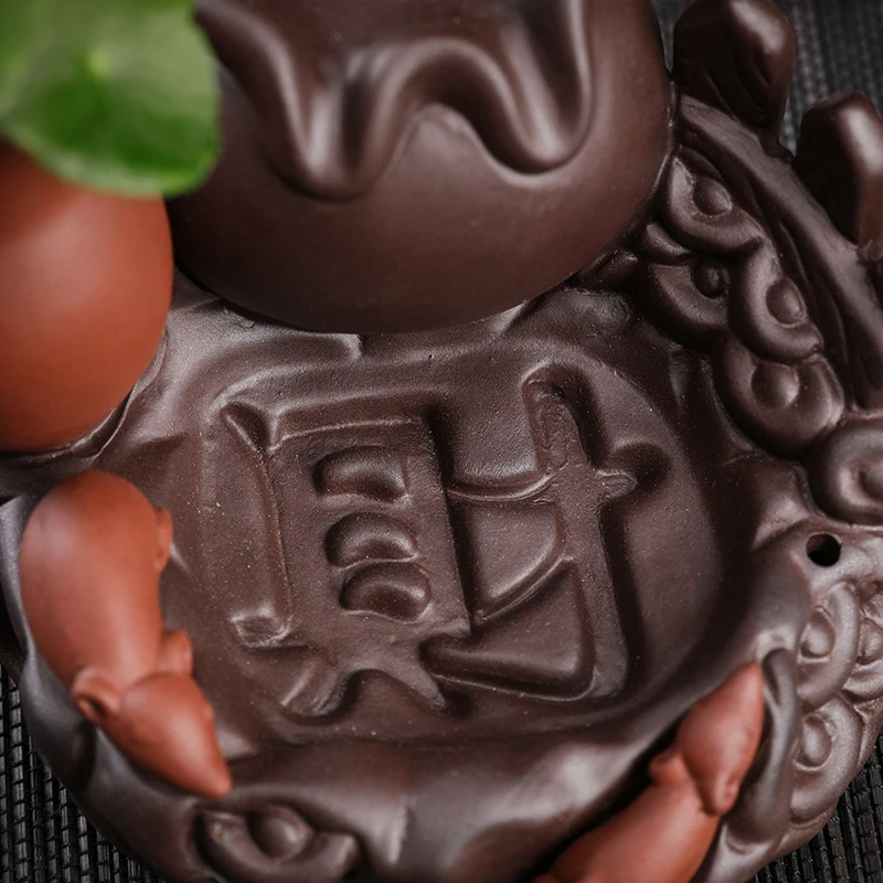 2021 искусственная курильница из фиолетового песка декор в виде листьев лотоса