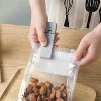 food clip heat sealing machine mini heat sealer food packaging kitchen storage bag clips usb rechargeable sealing machine