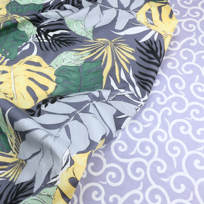 50*160 см листья серии Хлопок Лоскутная Ткань Жир четверть пряди для шитья куклы