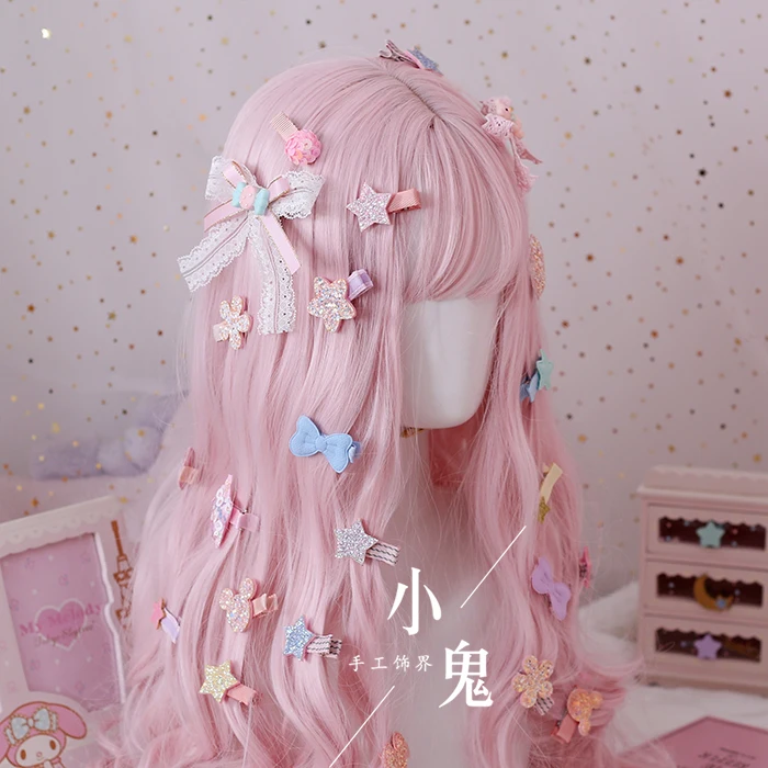 Милая мягкая Мини-заколка для волос в форме сердца девочек аксессуар стиле