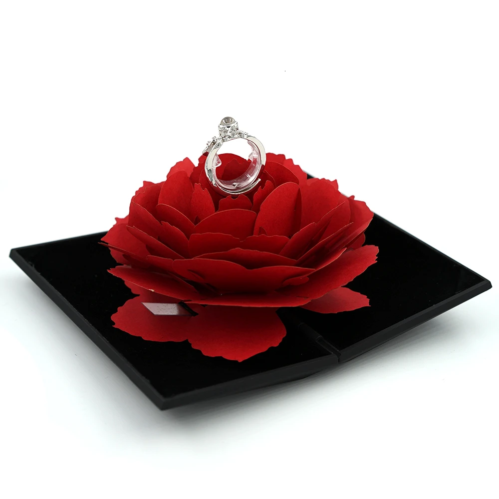 Прямая поставка кольцо для влюбленных с оленем реальное воспоминание любви 100